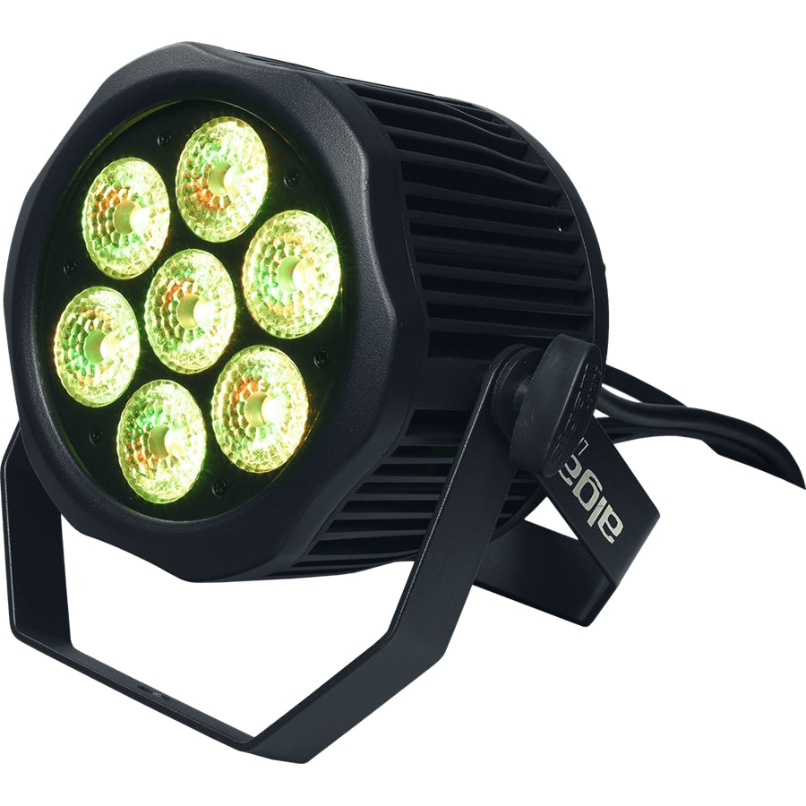 Algam Lighting IP-PAR-712-HEX Par Led 7x12W RGBWA+UV IP65