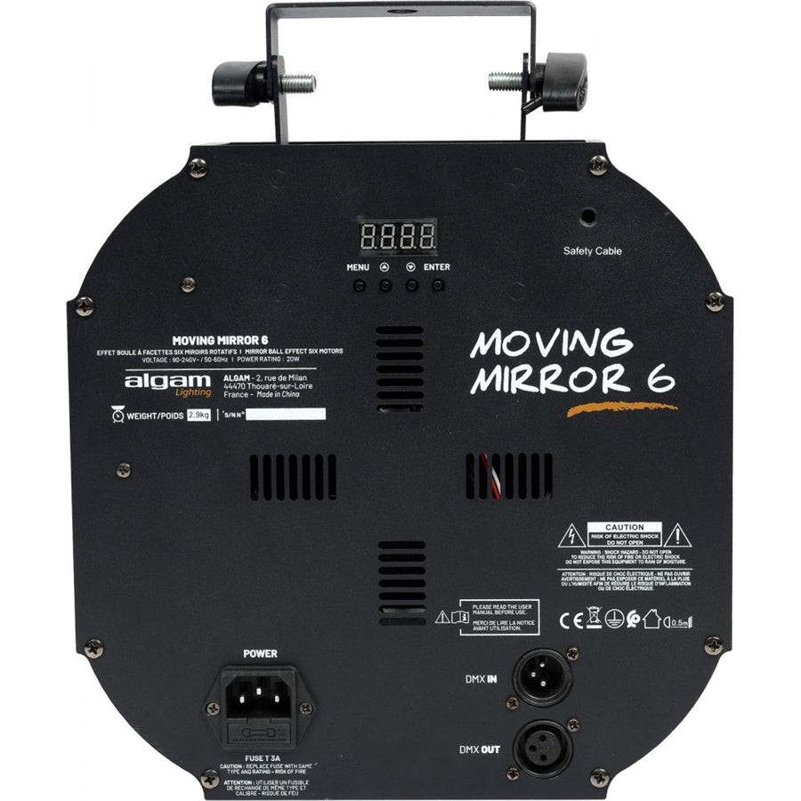 Algam Lighting MOVING-MIRROR-6 Effetto Palla a Specchi Motorizzata