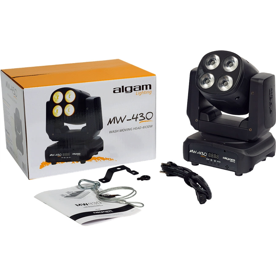 Algam Lighting MW430 Wash Testa Mobile Led 4x30W RGBW