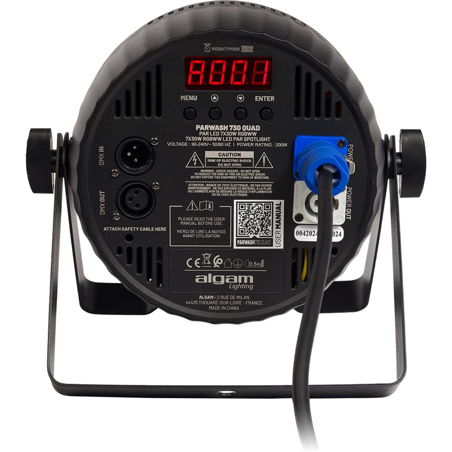 Algam Lighting PARWASH730-QUAD Par Led 7x30W RGBWW