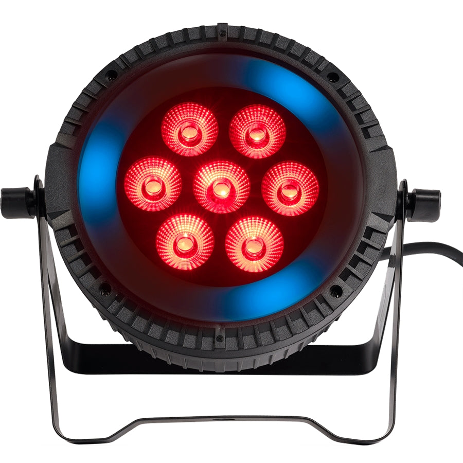 Algam Lighting PARWASH76-RING Par Led 7x6W RGBW + RING RGB