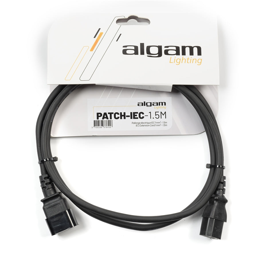 Algam Lighting PATCH-IEC-1.5M VDE Power Extension Cable