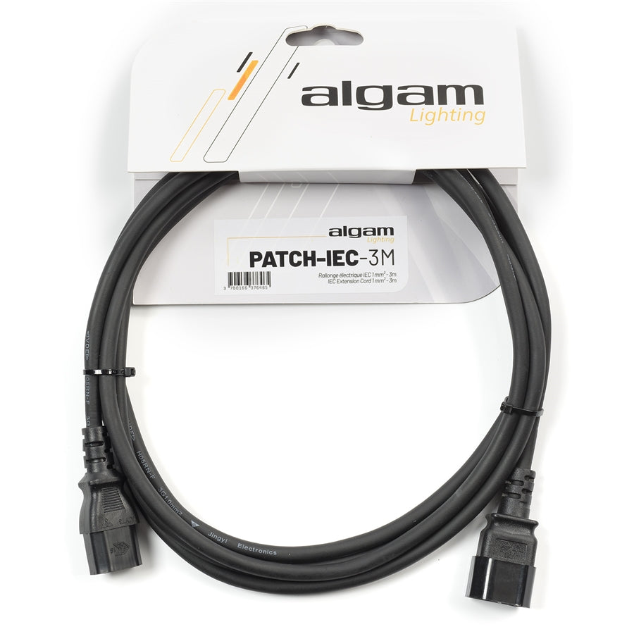 Algam Lighting PATCH-IEC-3M VDE Power Extension Cable