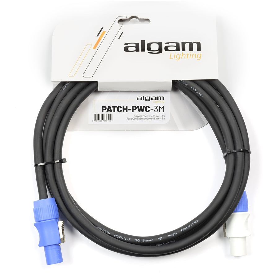 Algam Lighting PATCH-PWC-3M PowerCon Extension Cable
