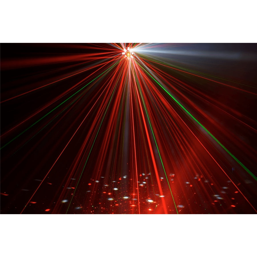 Algam Lighting PHEBUS 2 Effetto 3 in 1 Derby + Strobo/Wash + Laser RG