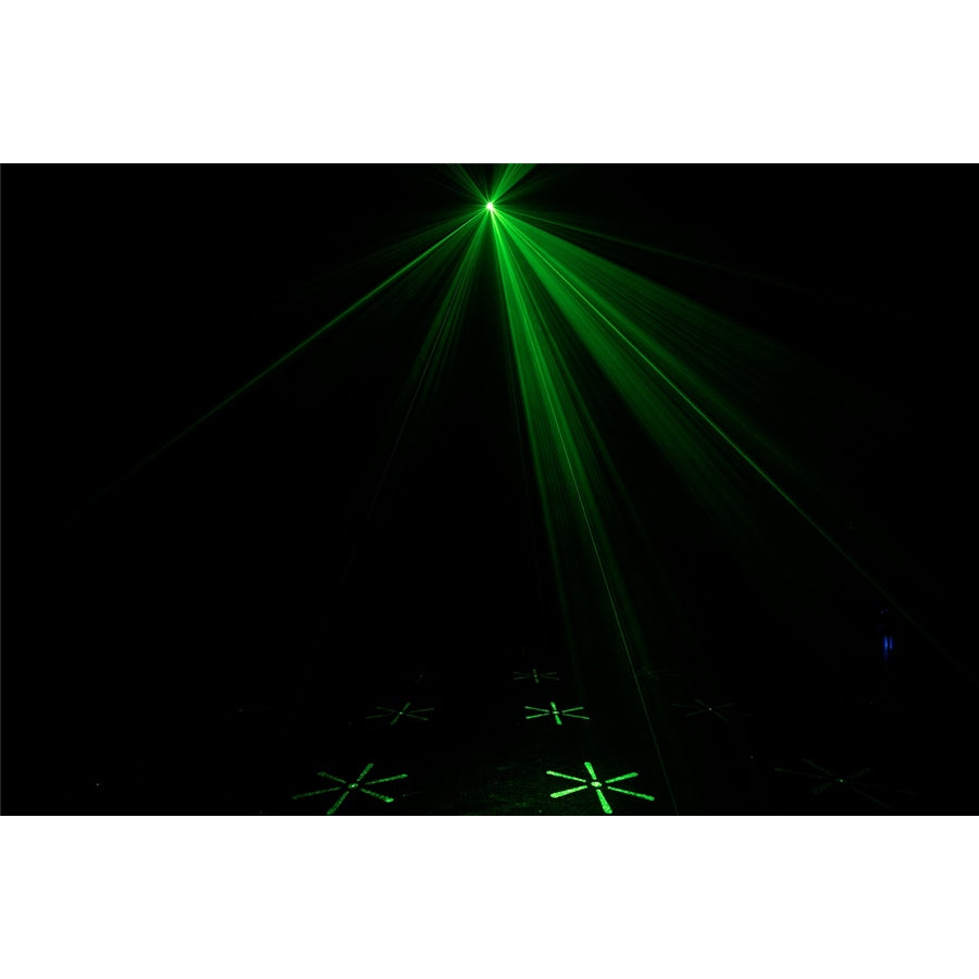 Algam Lighting PHEBUS 2 Effetto 3 in 1 Derby + Strobo/Wash + Laser RG
