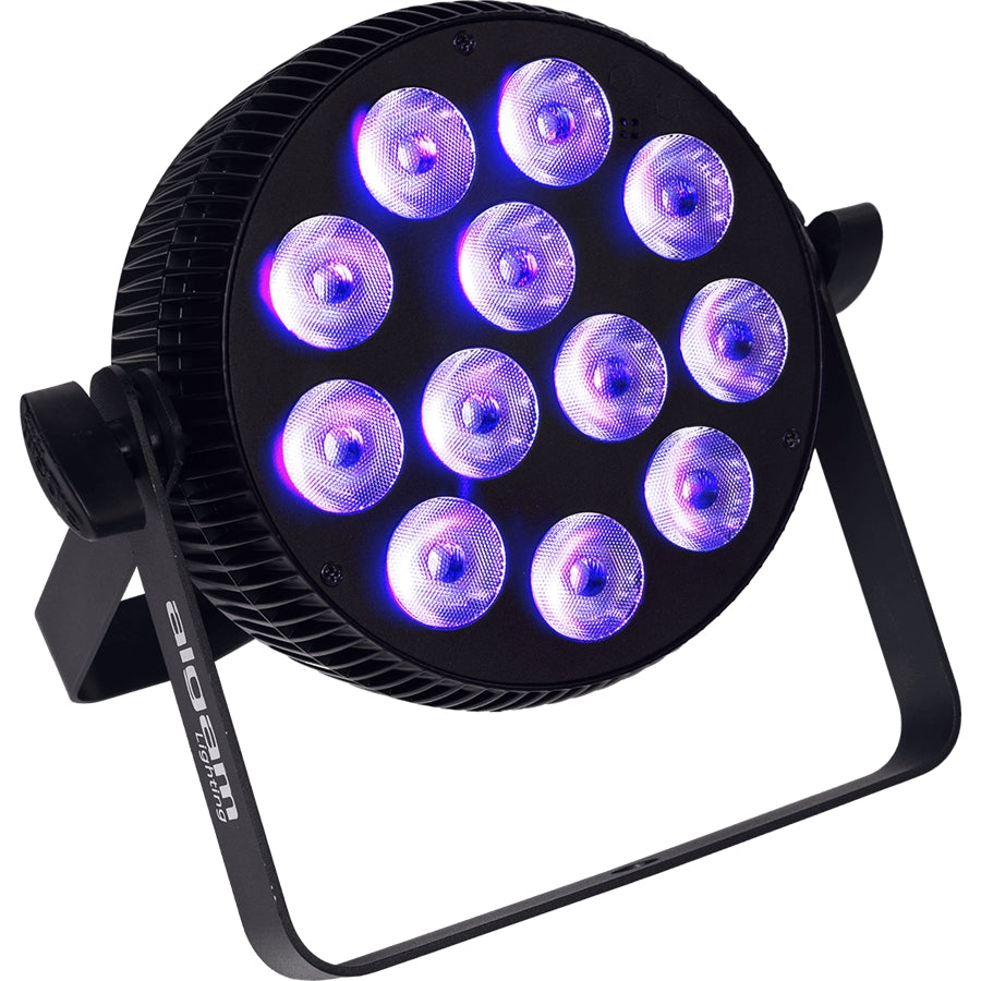 Algam Lighting SLIMPAR-1210-HEX Proiettore Par LED 12x10W RGBWAUV