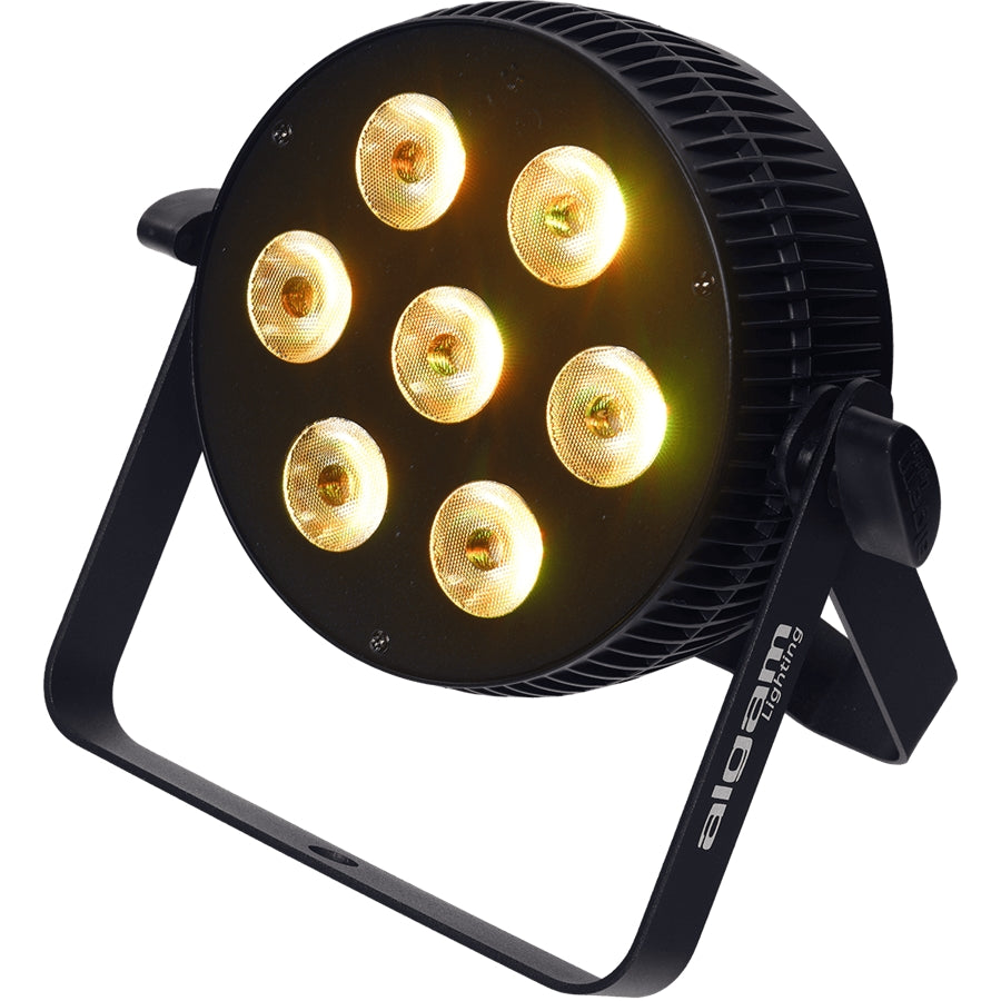 Algam Lighting SLIMPAR-710-HEX 7x10W RGBWAUV LED Par Projector