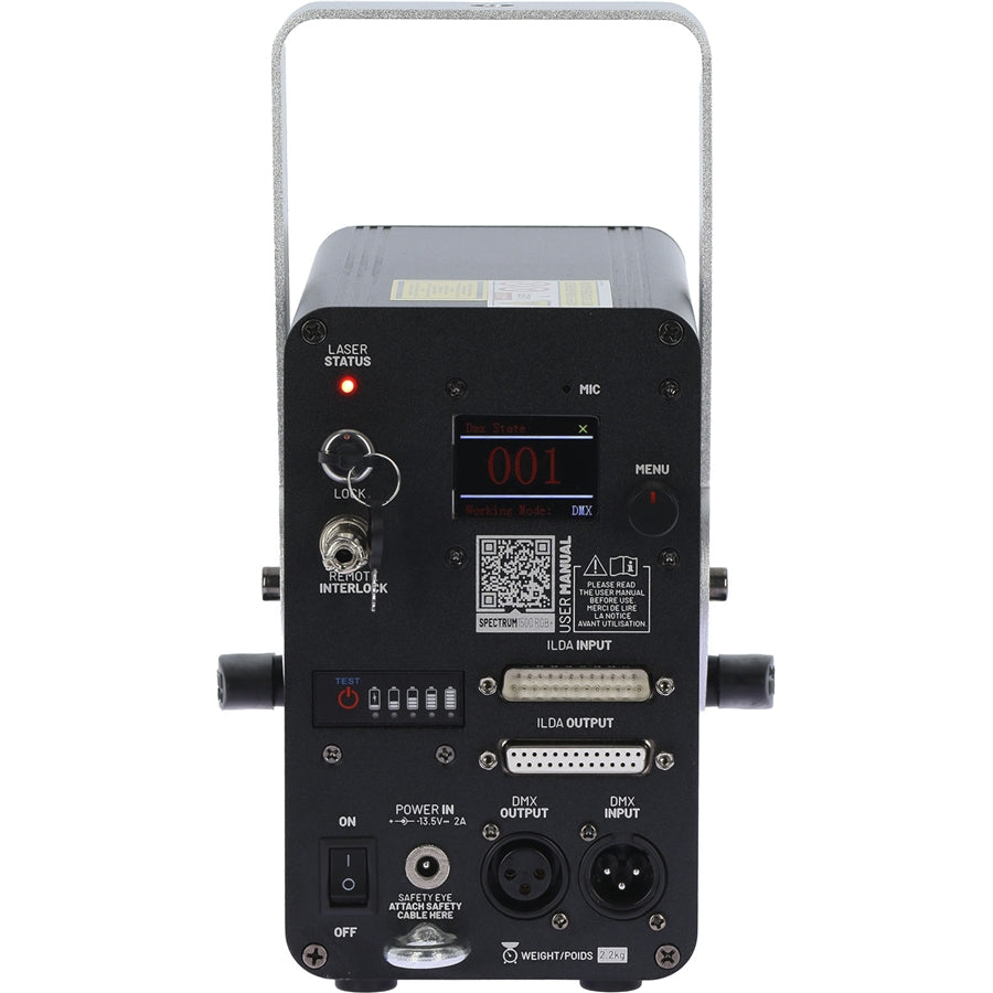 Algam Lighting SPECTRUM 1500 RGB+ Laser 1500 mW a Batteria Controllabile da APP