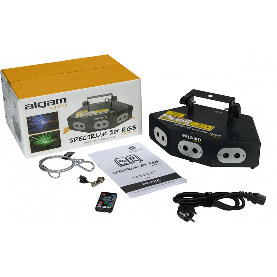 Algam Lighting SPECTRUM SIX RGB Laser 6 in 1