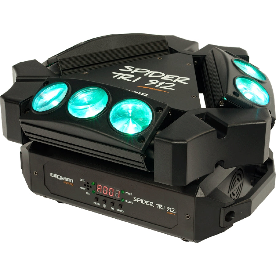 Algam Lighting SPIDER-TRI-912 3 Mini Barre Motorizzate Beam Led 9x12W RGBW