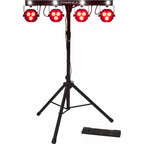 Algam Lighting STAGEBAR-II Kit su Treppiede Par + Strobo con Pedaliera Wireless