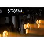 Algam Lighting STAGEBAR-II Kit su Treppiede Par + Strobo con Pedaliera Wireless