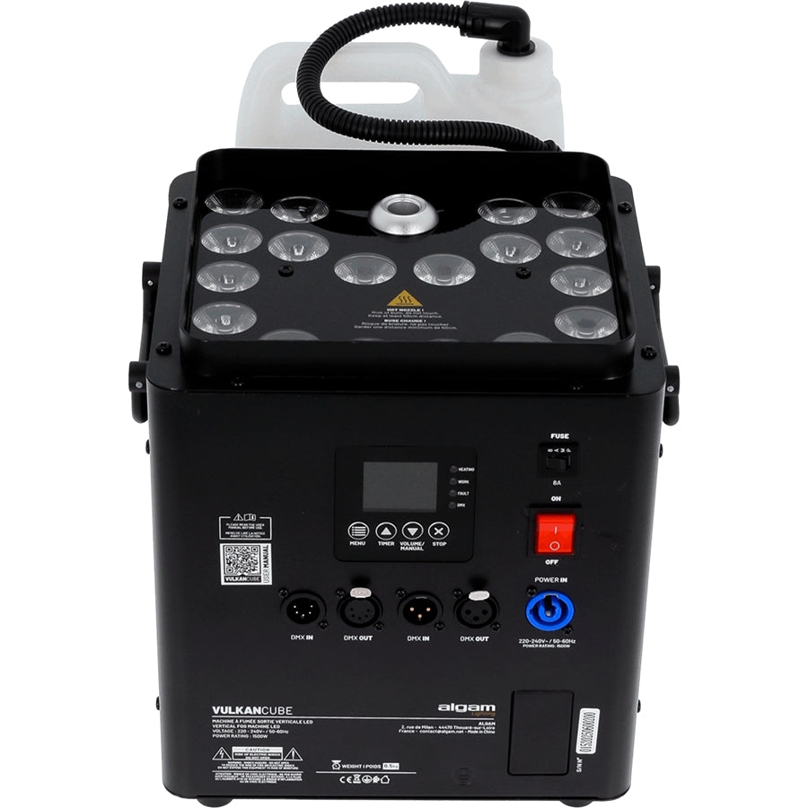 Algam Lighting VULKAN CUBE Macchina del Fumo Verticale 1500W