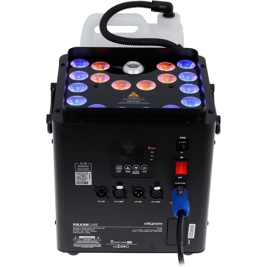 Algam Lighting VULKAN CUBE Macchina del Fumo Verticale 1500W