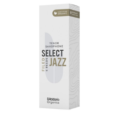 D'Addario Organic Select Jazz 2S Filed Alto Sax Reeds (3-pack)