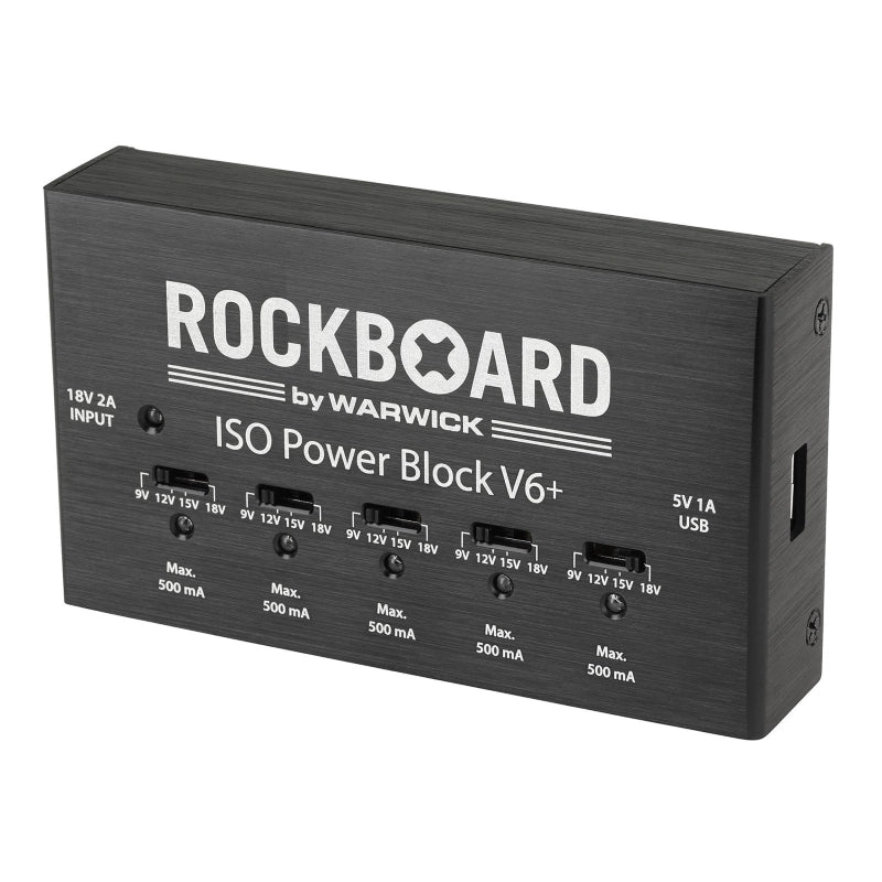 Rockboard Power Block Iso 6+ Alimentatore con 6 Uscite Isolate
