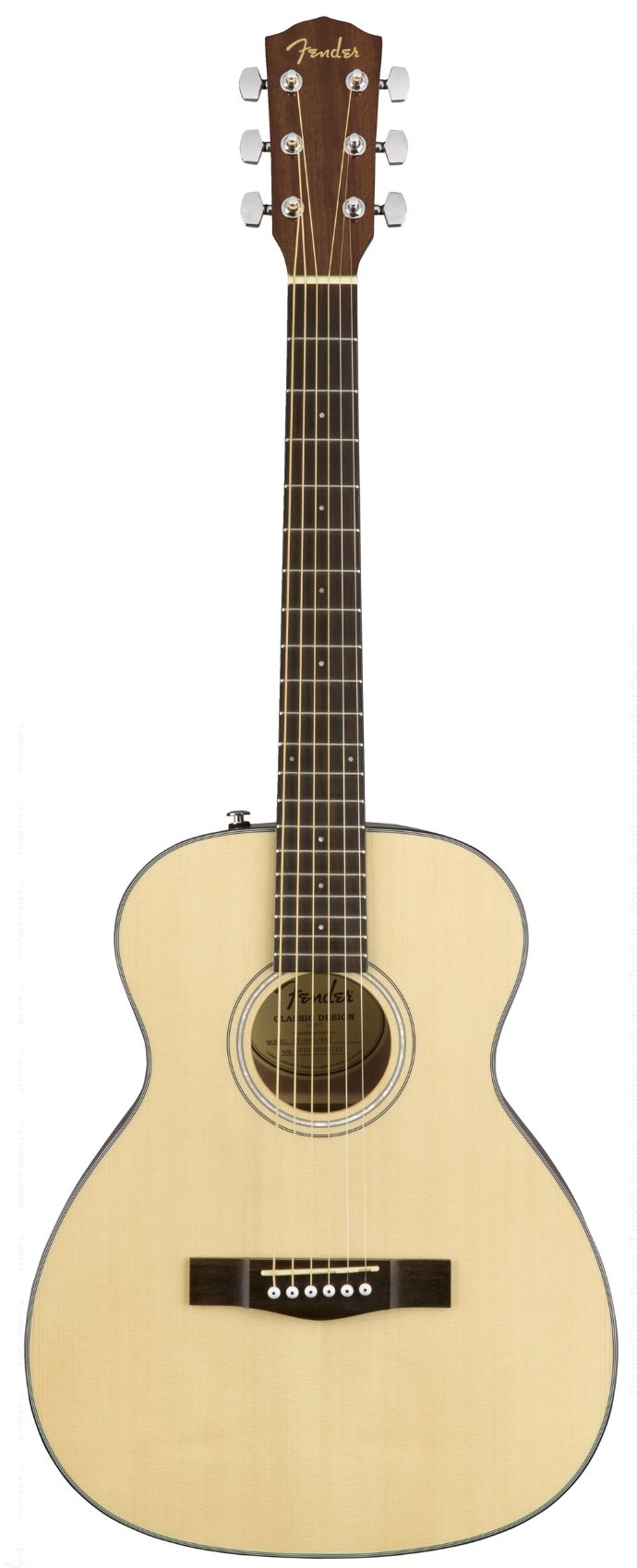 Fender Ct60S Travel Natural Chitarra Acustica Scala Ridotta