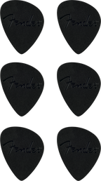 Fender Plettri Offset Black Pack 6 Pz