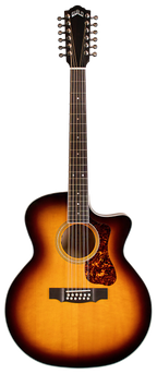 Guild F2512CE Deluxe Maple 12 String Antique Burst Gloss