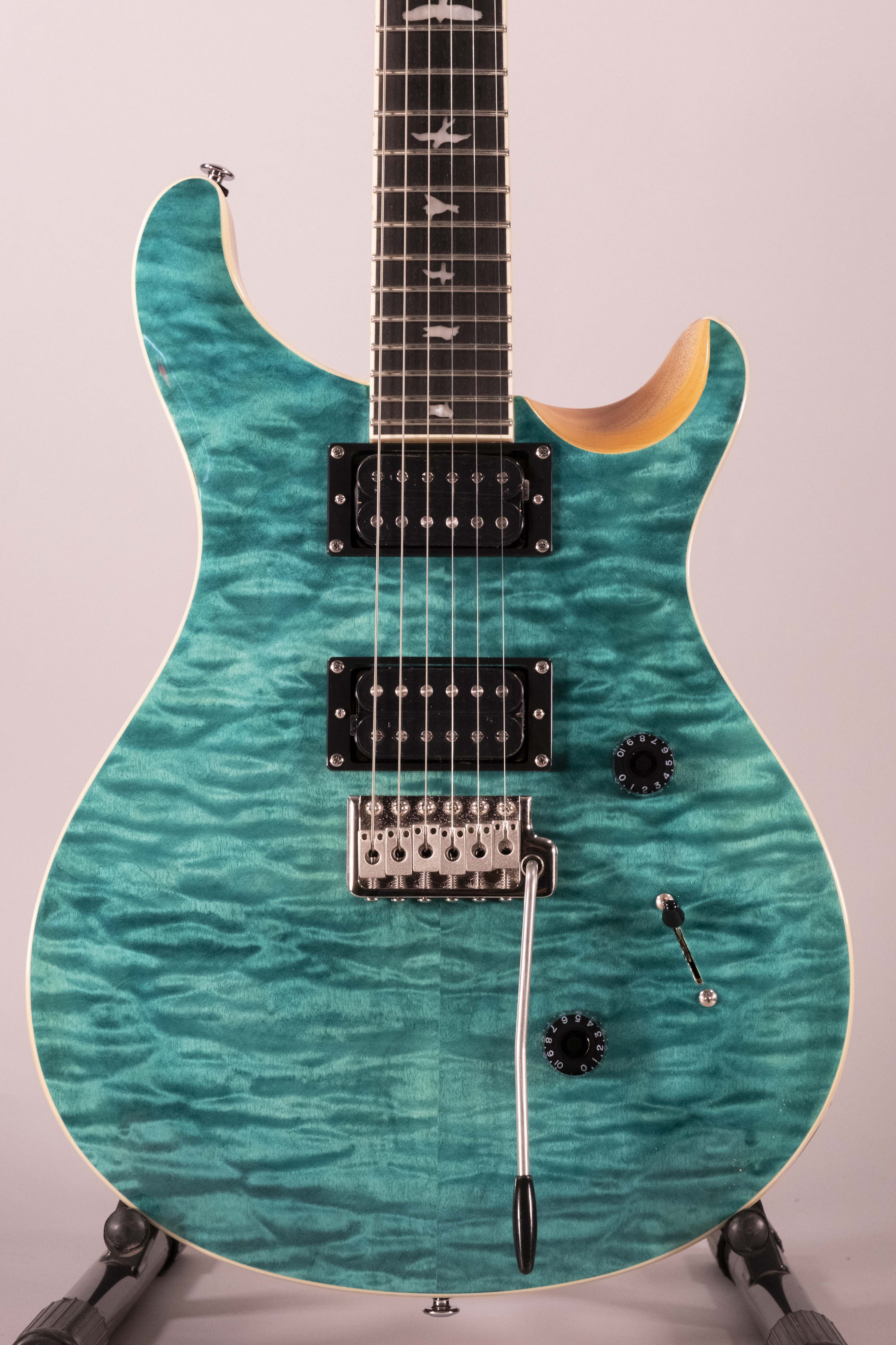 PRS SE Custom 24 Quilt Turquoise