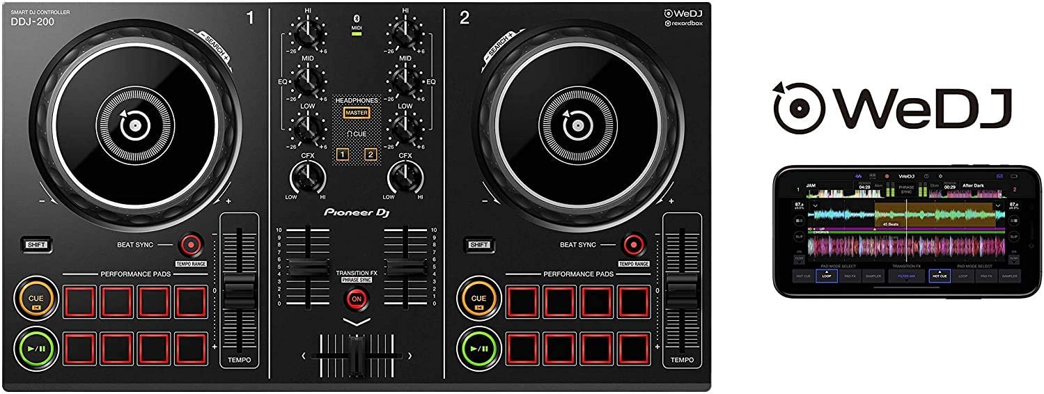 Pioneer Dj Ddj200 Consolle DJ a 2 Canali