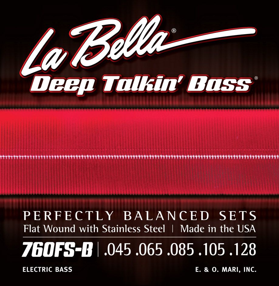 La Bella 760FS-B Muta Per Basso Elettrico 5 Corde Lisce 045-128