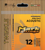 Dv Mark Muta per Chitarra Acustica 12 Corde Twinkle Phosphor Bronze Light 10-47