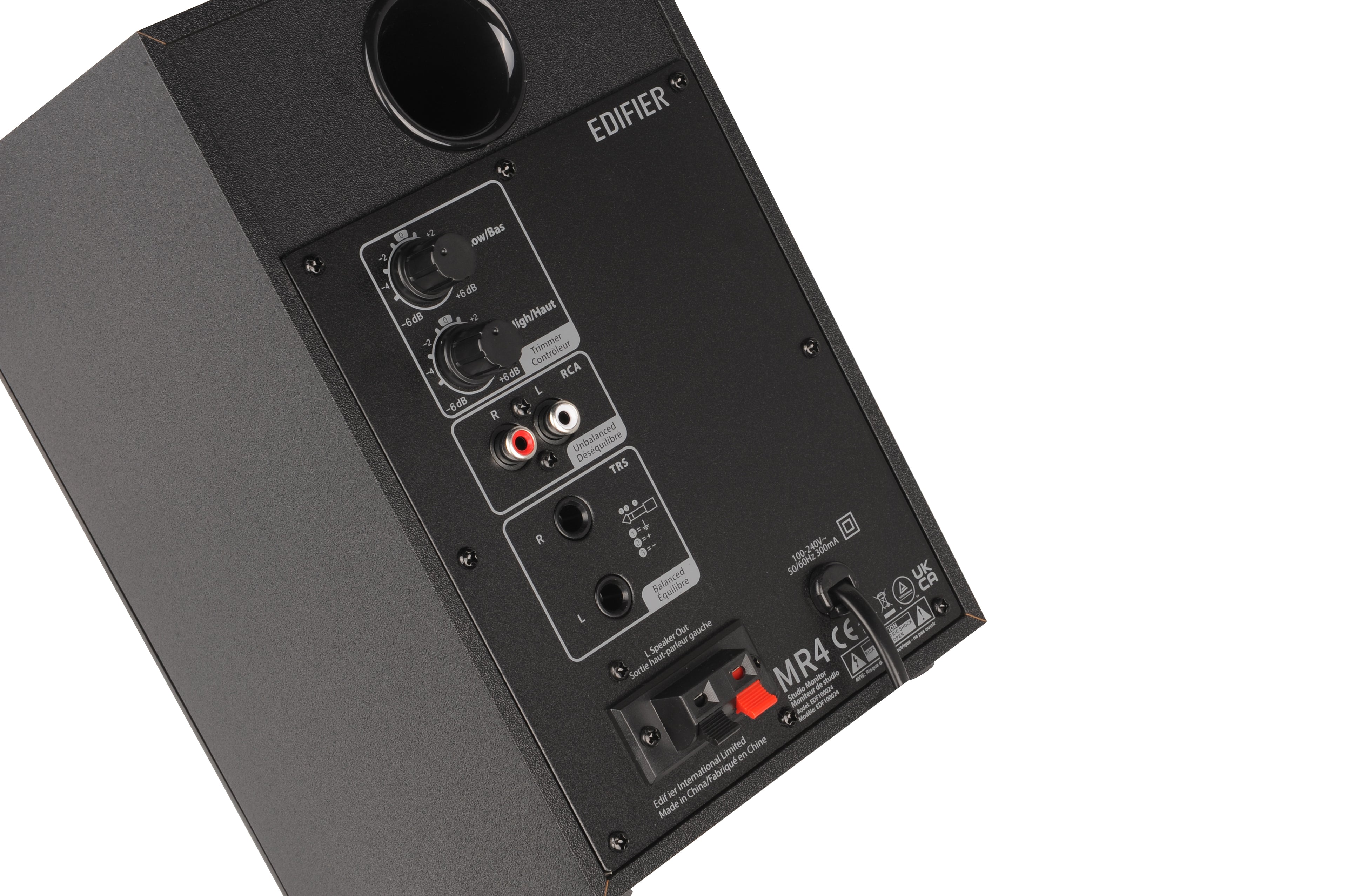Edifier MR4 Coppia Diffusori Monitor da Studio Nero