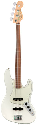 Fender Player Jazz Bass Fretless Pau Ferro Fingerboard Polar White