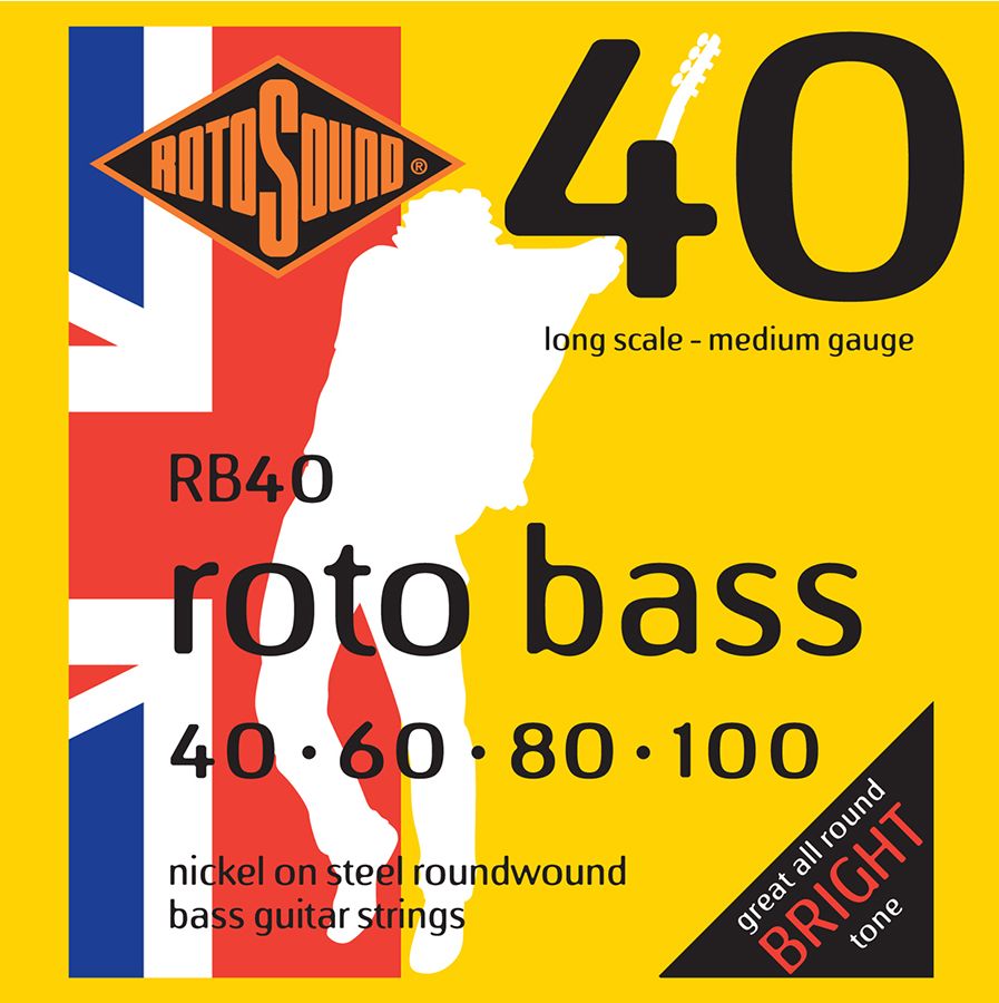 Rotosound 4C Nickel Bass Strings 040-100