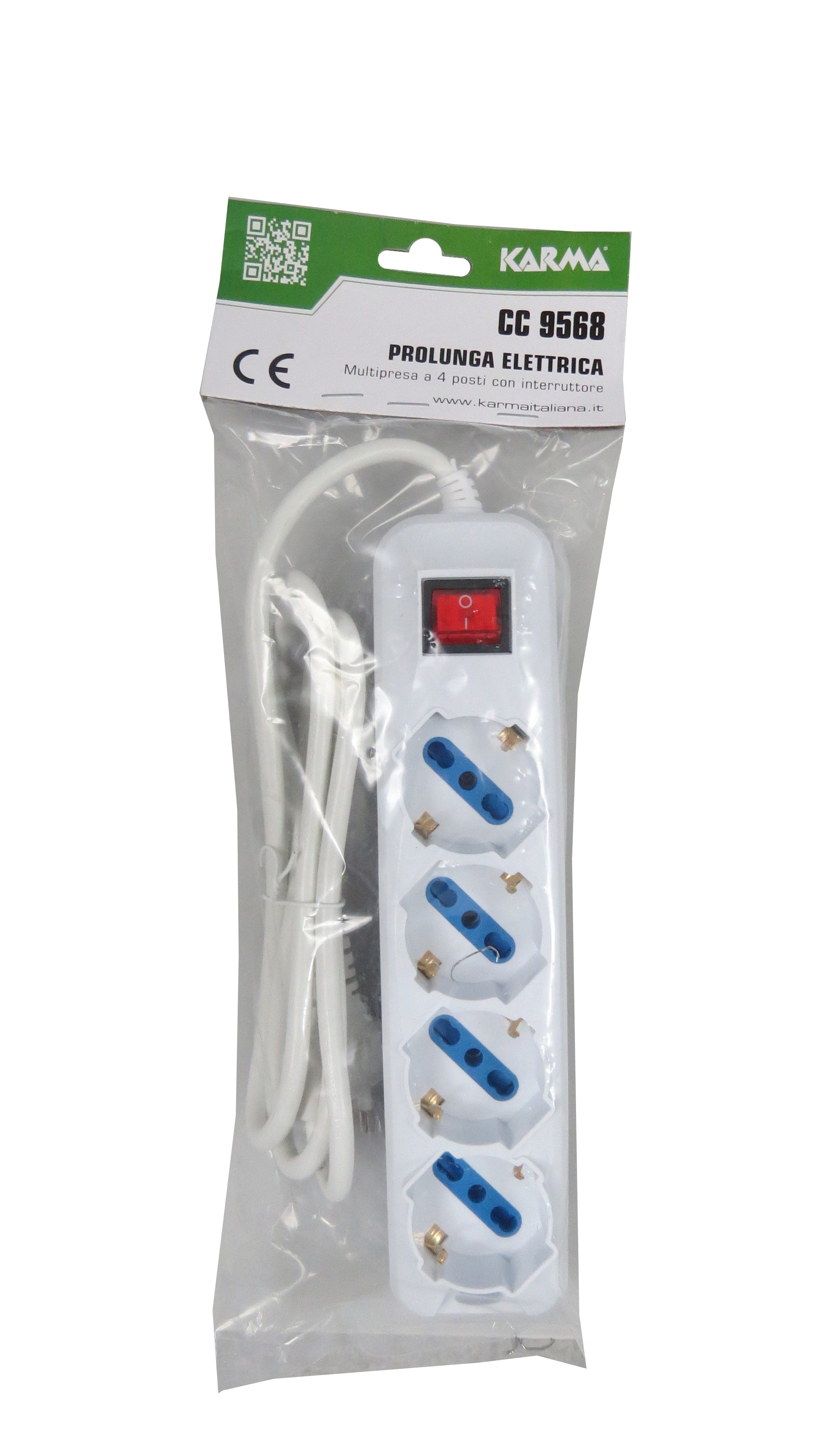 Karma Cc9568 4-Way Power Strip with Master Switch