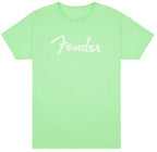 Fender Spaghetti Logo Tshirt Surf Green Medium