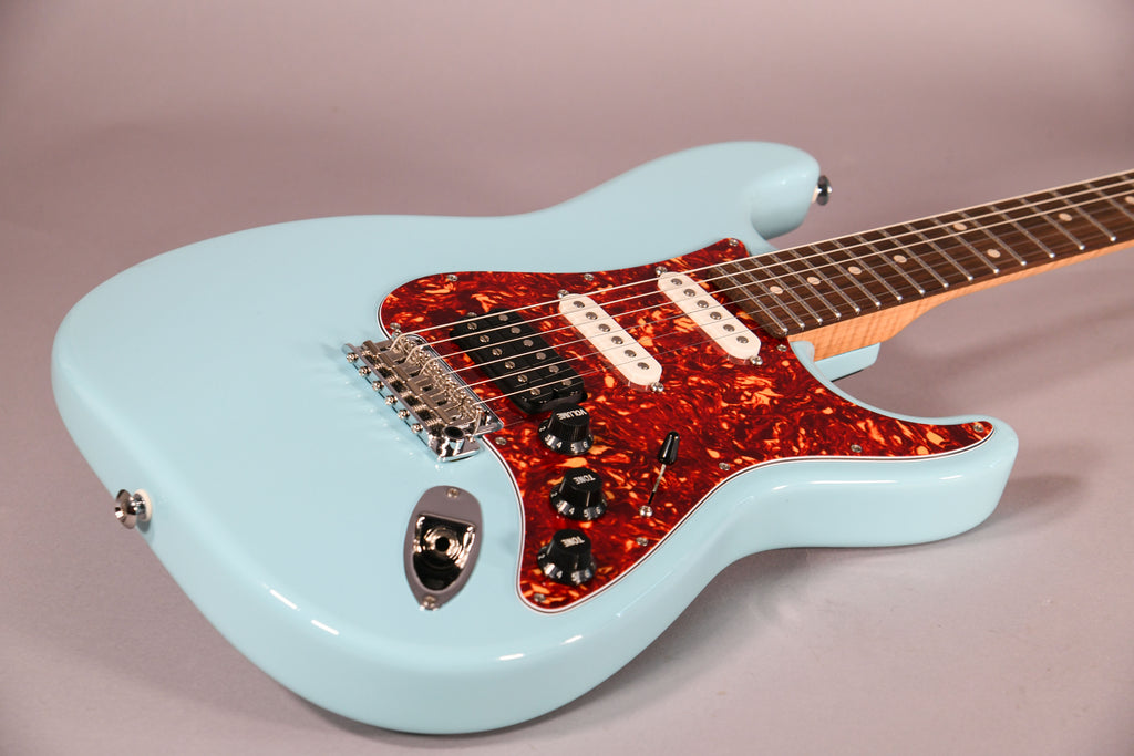 Suhr Classic Roasted HSS Limited Edition Daphne Blue