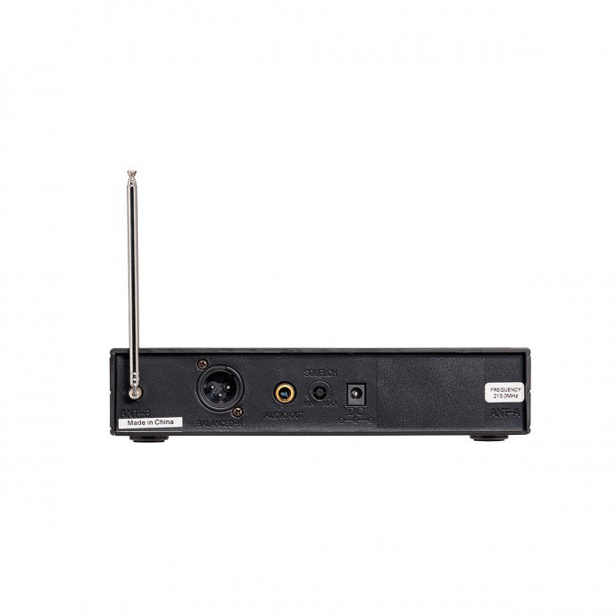 Soundsation Radiomicrofono VHF Plug and Play con BodyPack ed Archetto 209.8 MHz