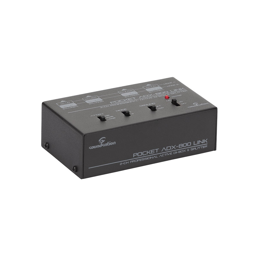Soundsation Adx800 DI Box Attiva 2 Canali