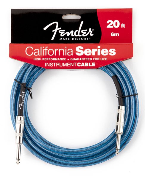 Fender Cavo 6Mt California Lake Placid Blu