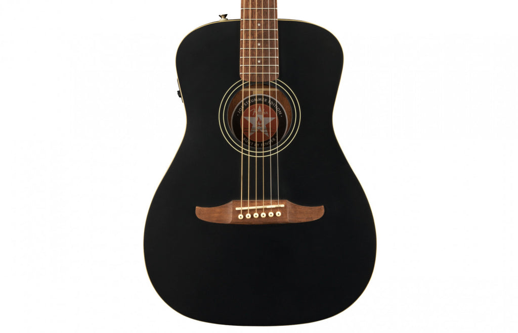 Fender Joe Strummer Campifire Matte Black Chitarra Acustica