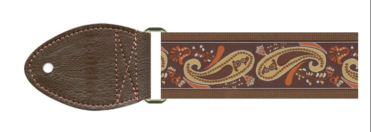 Souldier Paisley Brown Guitar Strap