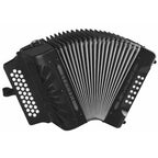 Hohner El rey del vallenato adg nero silver grill