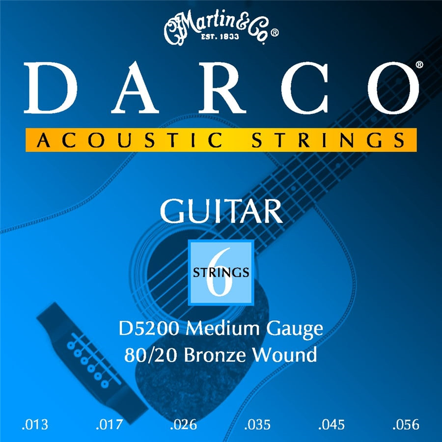 Martin Darco D5200 Muta per Chitarra Acustica Medium 13-56
