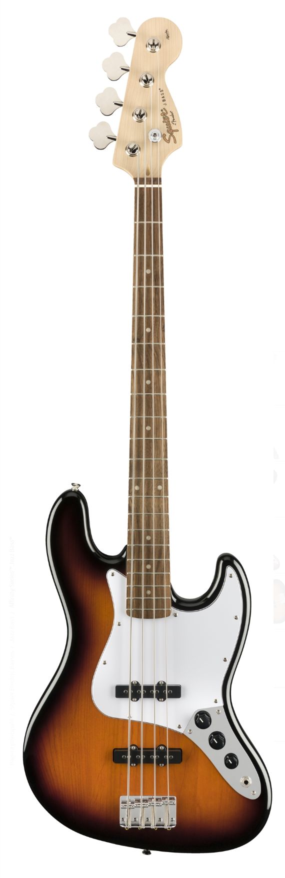 Squier Affinity Jazz Bass Laurel Brown Sunburst