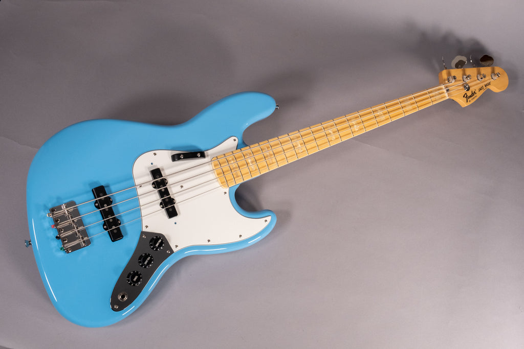 Fender Made in Japan Limited International Color Jazz Bass Maple Maui Blue