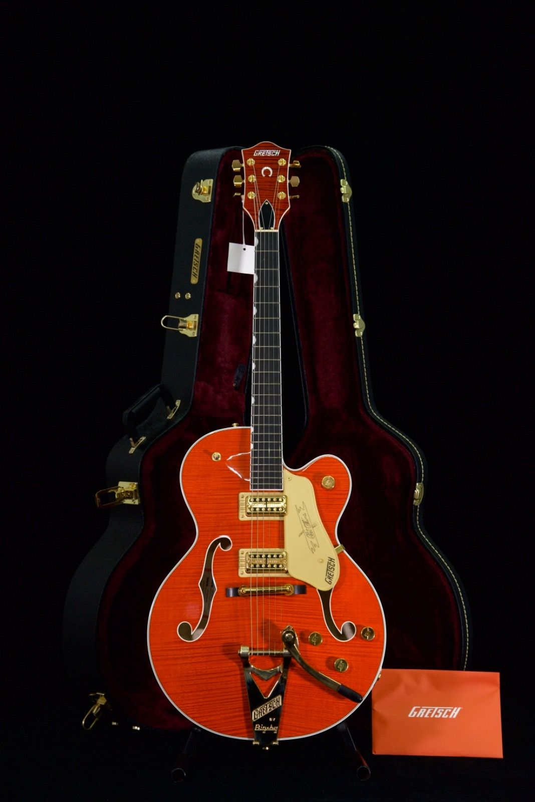Gretsch G6120Tfm Players Edition Nashville Orange Stain