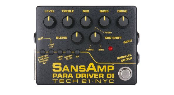 Tech21 SansAmp Para Driver DI (v2) - preamplificatore a pedale