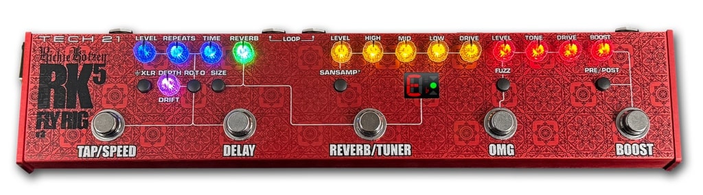 Tech21 Richie Kotzen RK5 Signature Fly Rig (v3) - pedale multi effetto per chitarra