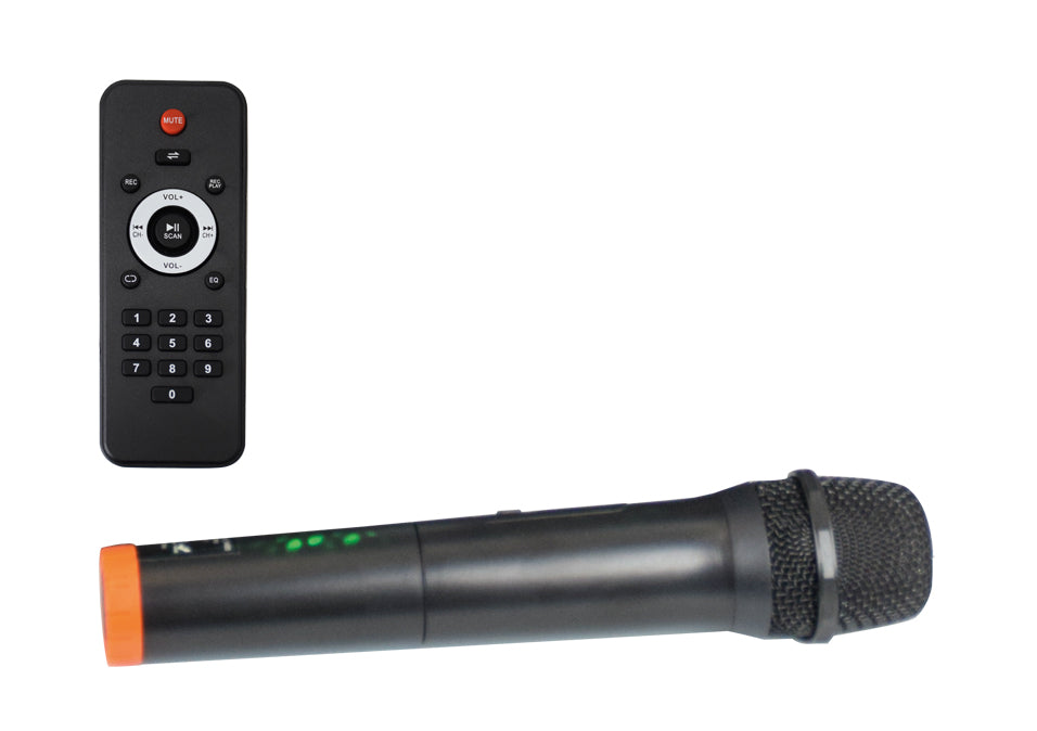 Karma Amplified Speaker with Radio Microphone and Light Effect 600W