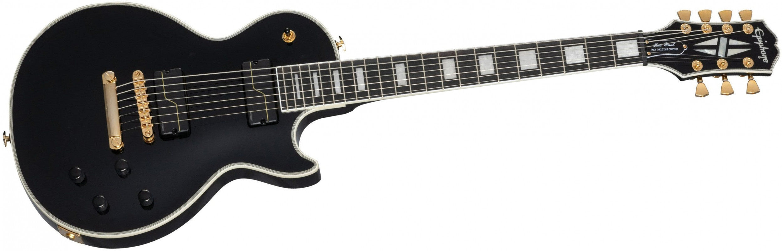 Epiphone Matt Heafy Les Paul Custom Origins 7 Corde Ebony