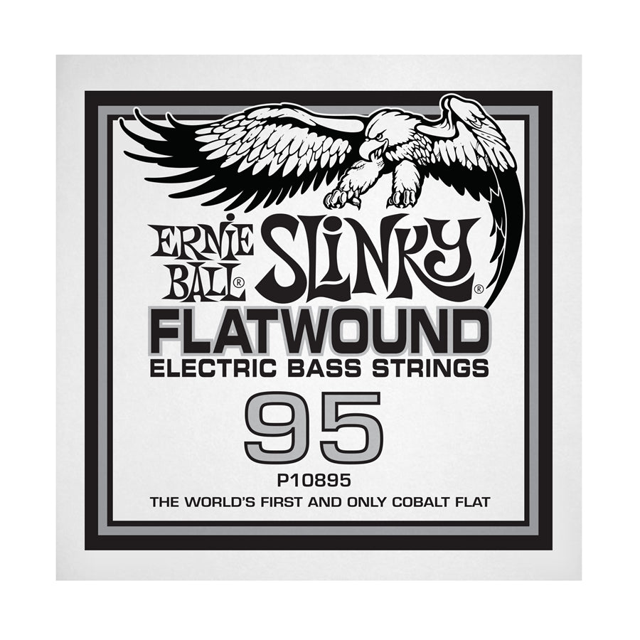 Ernie Ball 0895 Cobalt Flatwound Bass .095