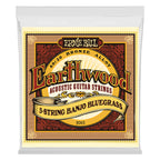 Ernie Ball 2063 Earthwood Banjo Bluegrass Terminate ad Anello Bronzo 80/20